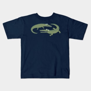 American Alligators - cute animals by Cecca Designs Kids T-Shirt